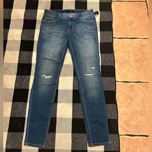 White House Black Market Women's Blue Skinny Jeans